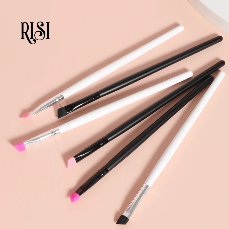 

RISI Diagonal Silicone Best Selling Lash Lifting Brush Prival Label Tool Silicone Laminator Lash Lift Brush