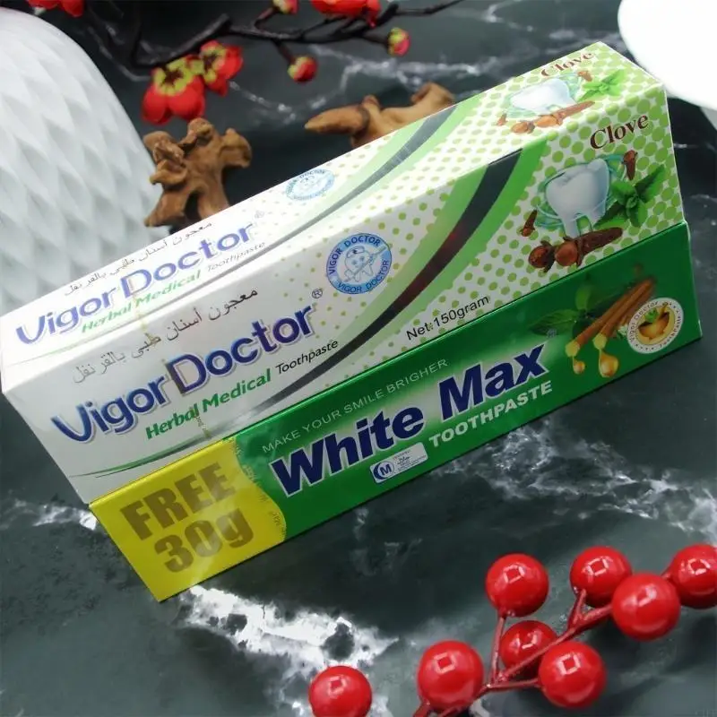 معجون أسنان عشبي لطيف C1FF للأسنان الحساسة ونضارة طبيعية