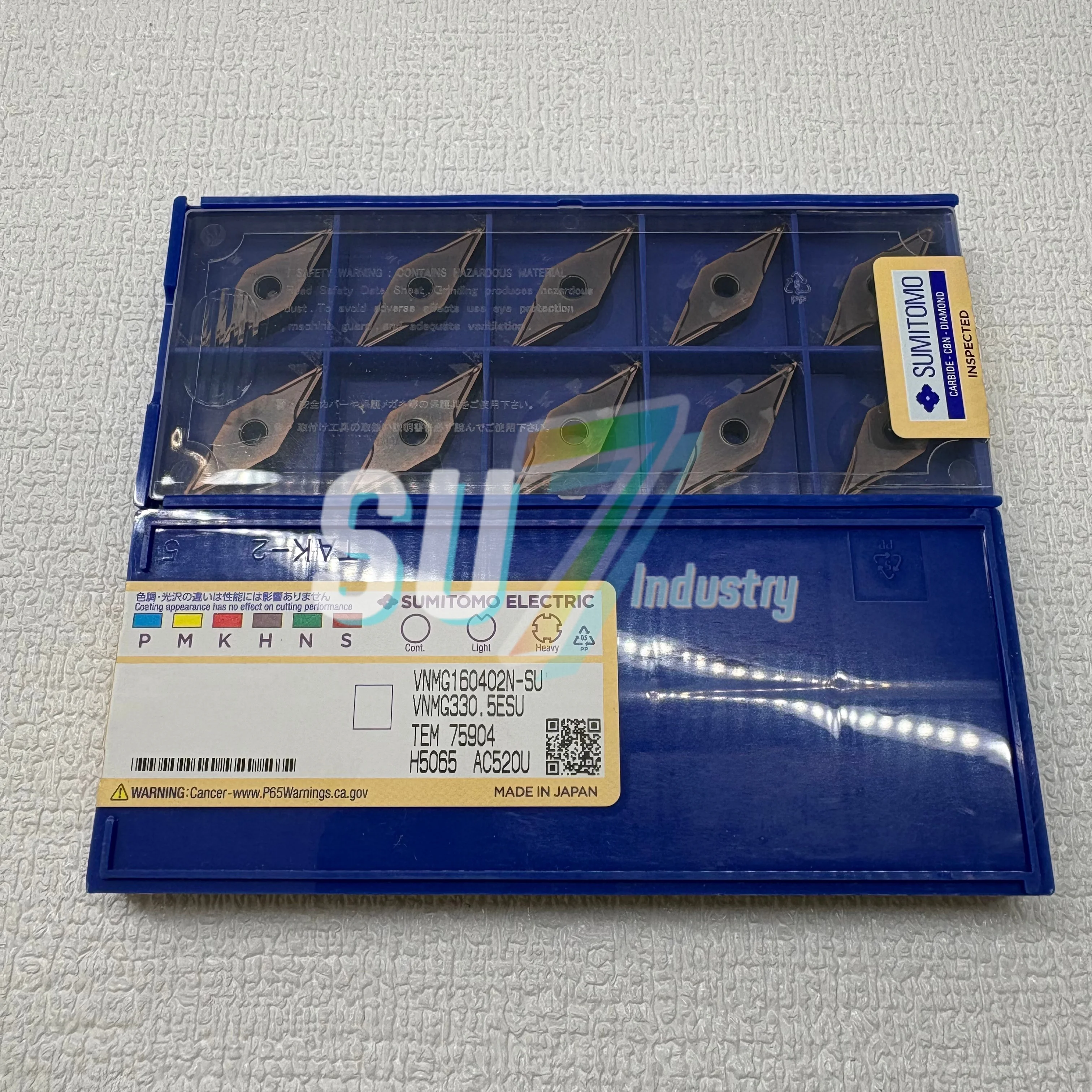 

VNMG160402N-SU AC520U CNC inserts new in stock 10pcs