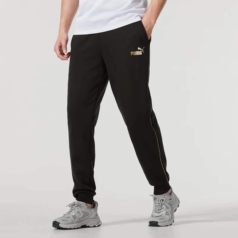 

Puma оригинальные зимние новые мужские вязаные бархатные теплые повседневные брюки 685331-01