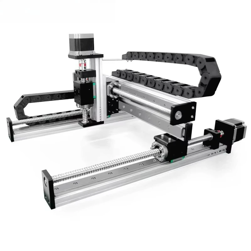 Stroke 50-1000 mm ball screw linear motion module linear actuator gantry robot Xyz system Xy level 3 axis numerical control