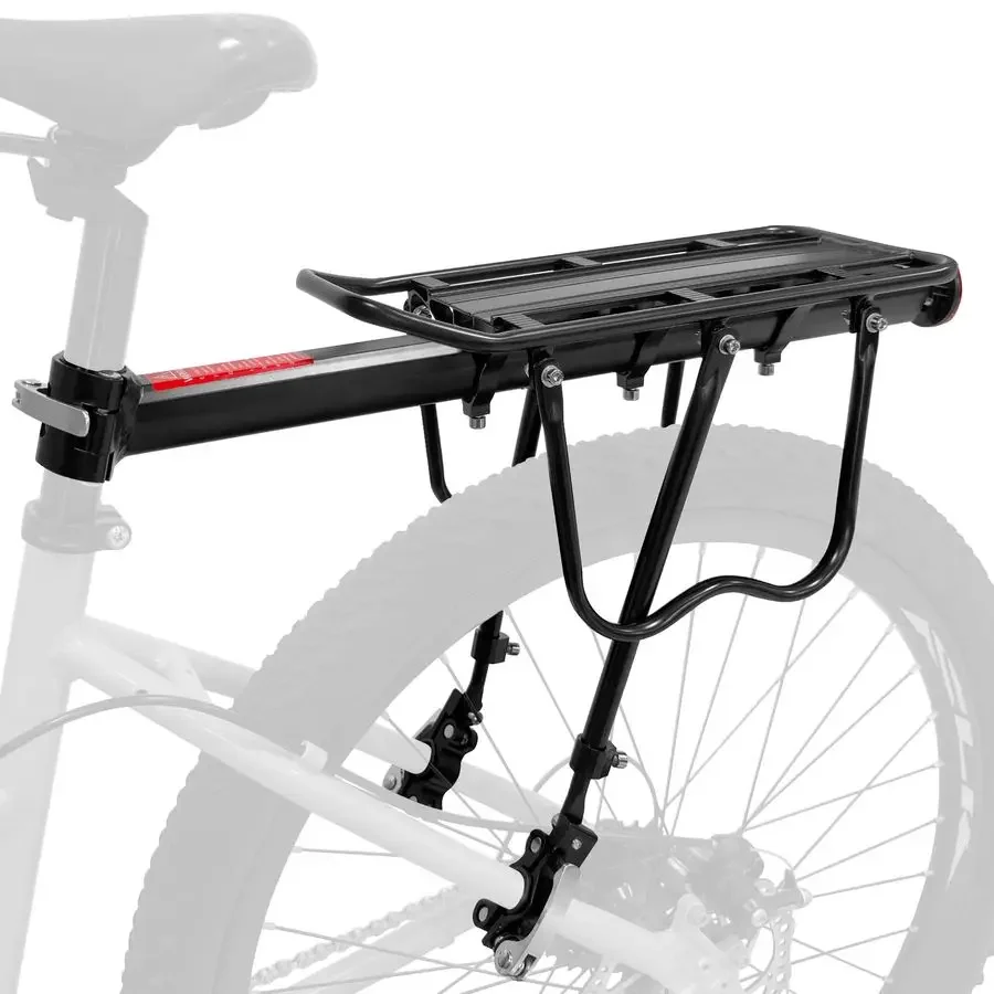 

Bike Bicycle Cargo Rack, Aluminum Alloy Rear Bike Pannier Rack for Back of Bike Carrier Rack with Quick Release Mountain Road Bi