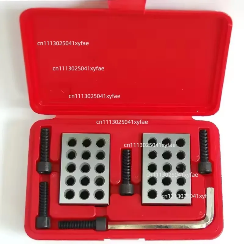 Suitable for 23 Hole Precision 25-50-75mm Screw Block, Parallel Clamping Block Group, Steel 1-2-3 