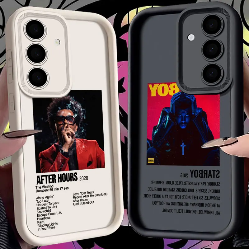 

The Weeknd Album Poster Phone Case For Samsung S26 S25 S24 S23 S21 S20 Ultra Funda For Galaxy S25 S24 FE S26 Plus Silicone Cover