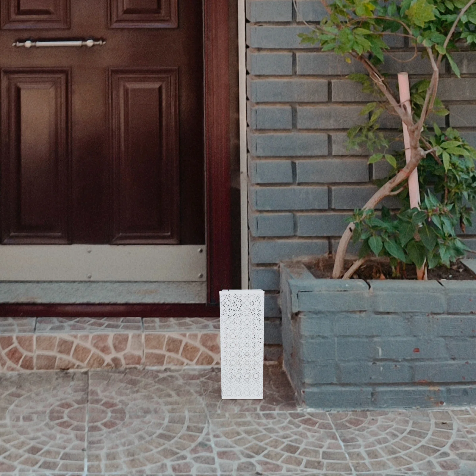 

1pc Square Metal Holder Bin For Entryway Home Office Storage Container Iron Stand Organizer Umbrella Storage Container