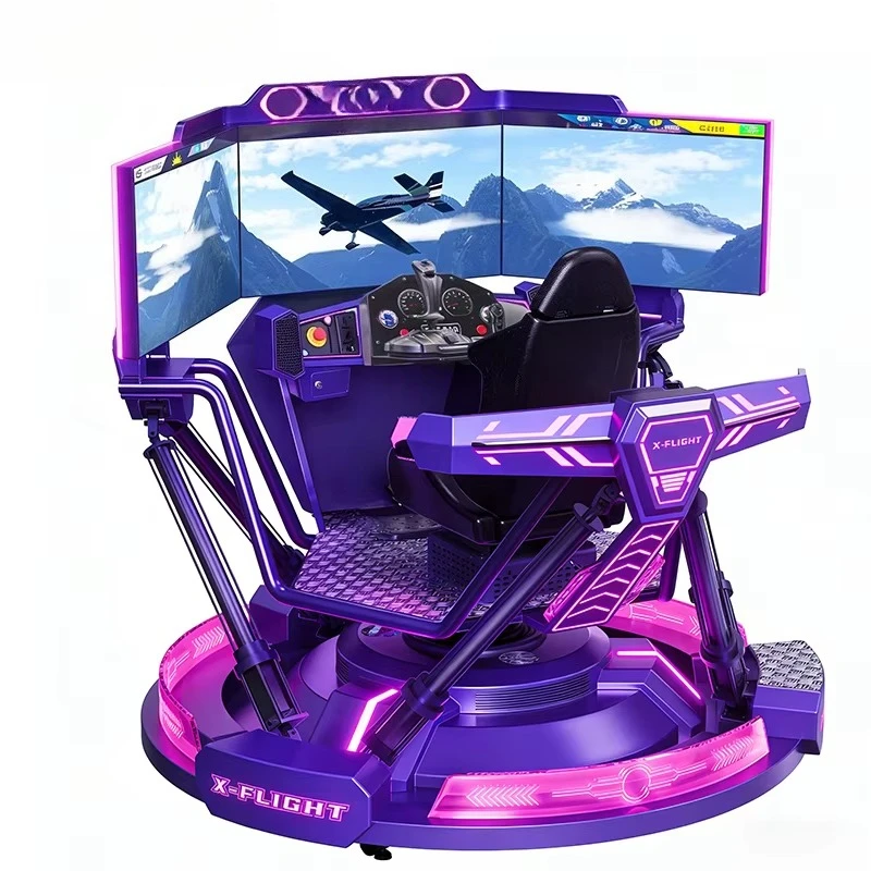 VR Flying Simulator Aircraft Teaching and Training 12D 7D 9D Science Popularization Exercise Equipment Study Simulation Cockpit view 4