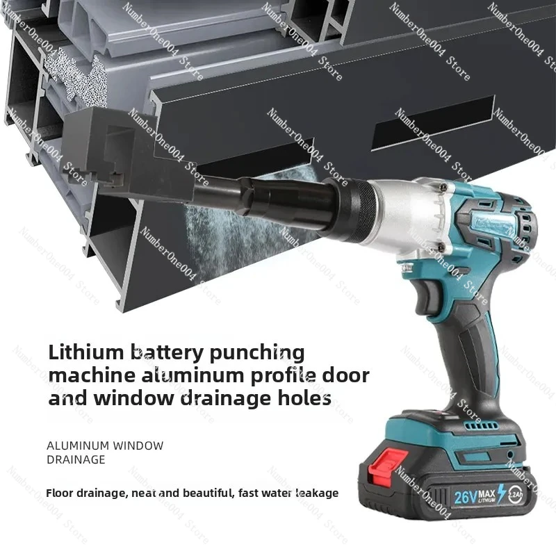Suitable for Punch Tool for Aluminum Window Door Profile Pneumatic Hole Puncher 45 Degree Lithium Drill Drill Bit