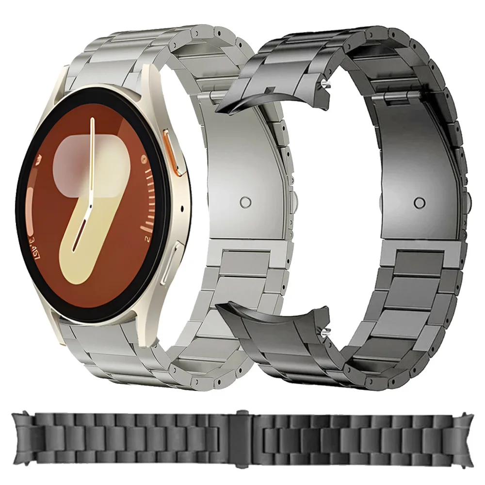 Titan-Metallarmband für Samsung Galaxy Watch 6 Classic 47 mm 43 mm 5 Pro 45 mm Hochwertiges leichtes Armband für Watch 7/6/5/4 44 mm 40 mm