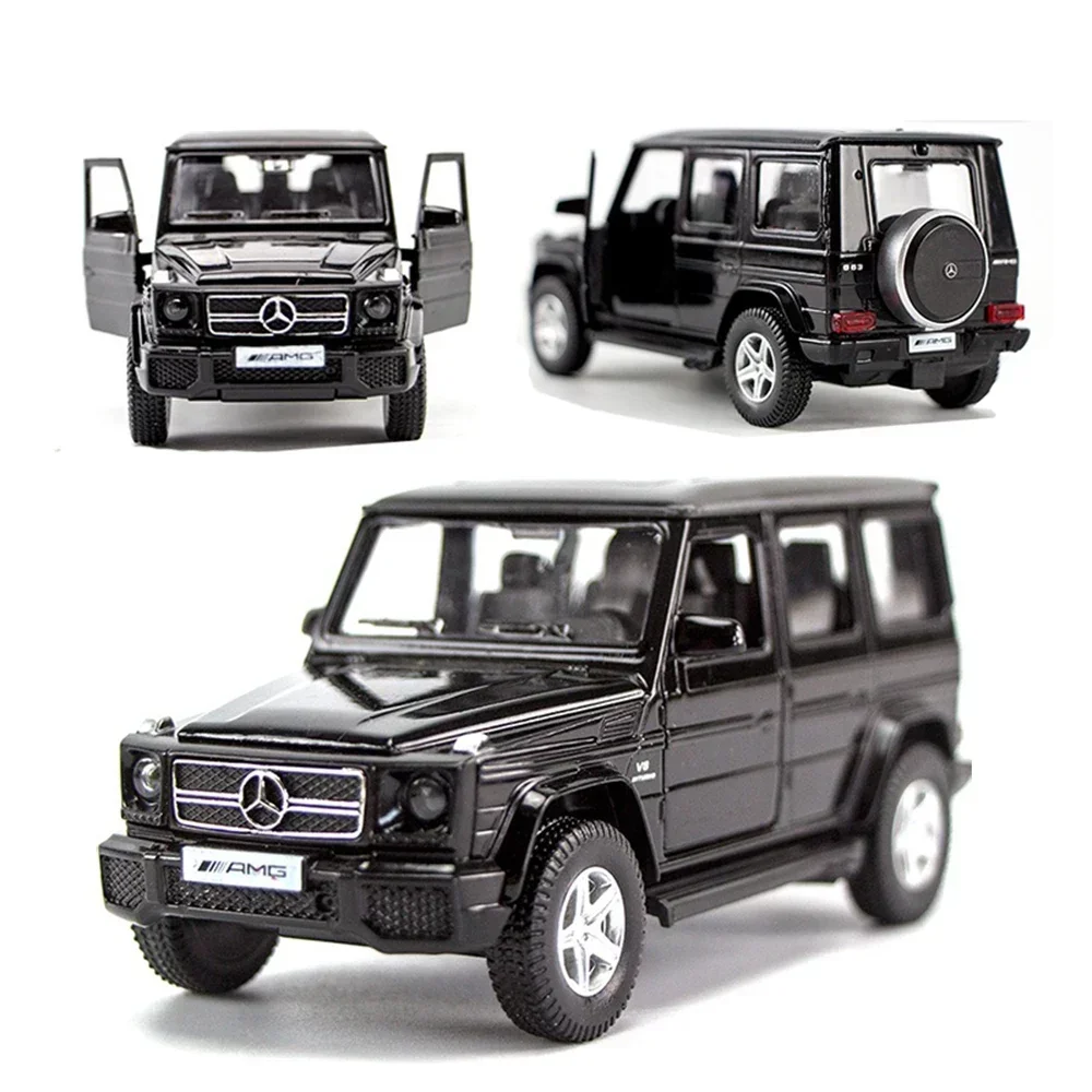 MaKeda1:36 Mercedes Benz G63 Diecast Toy Car Model Vehicle Wheels Defender Alloy Pull Back High Stimulation Collection Toy Gift