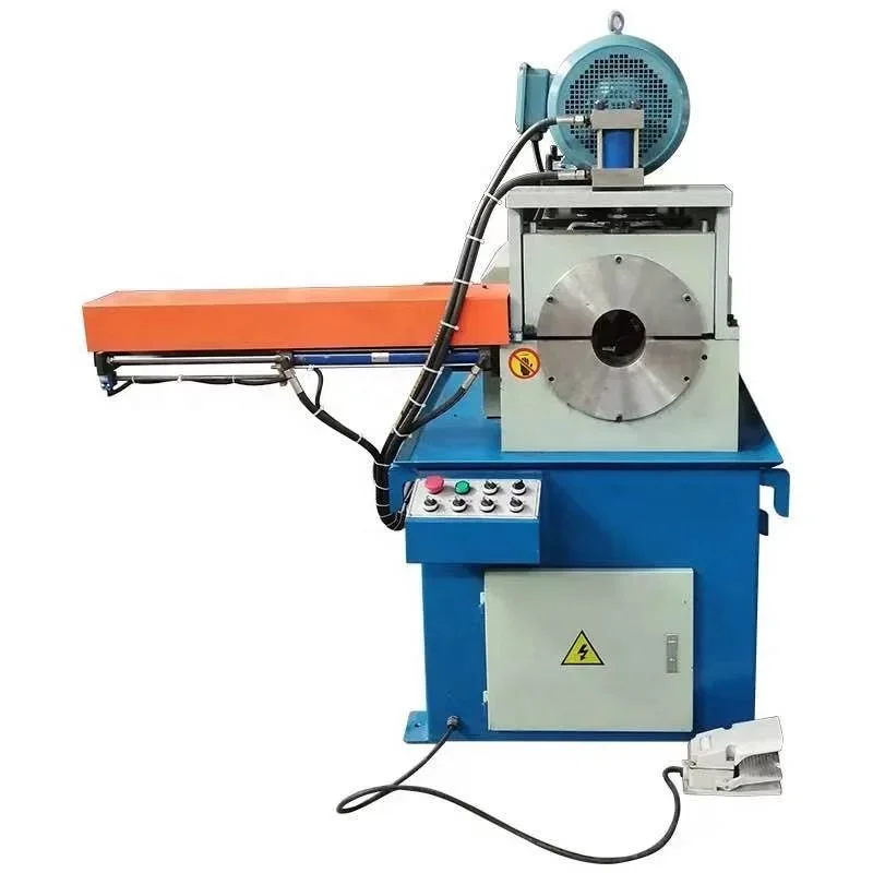 CE 50, 60, 80 ,110 Manual bevelling machine Single Head Pipe Bar Chamfering Machine for Steel Pipe Bar End Side