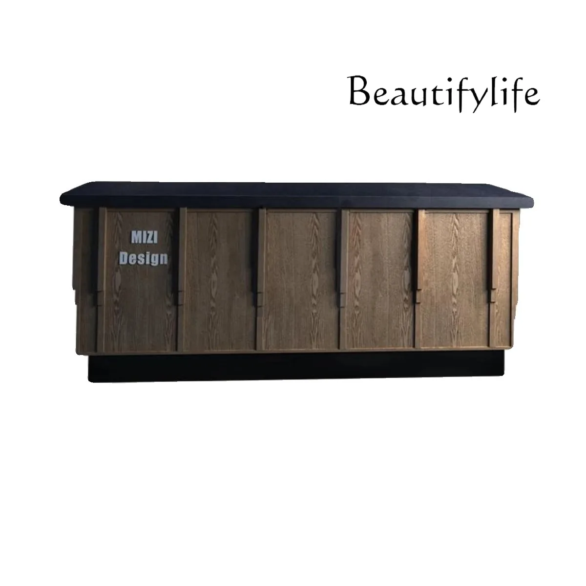 

Retro industrial style bar coffee shop milk tea shop gym front desk restaurant checkout page