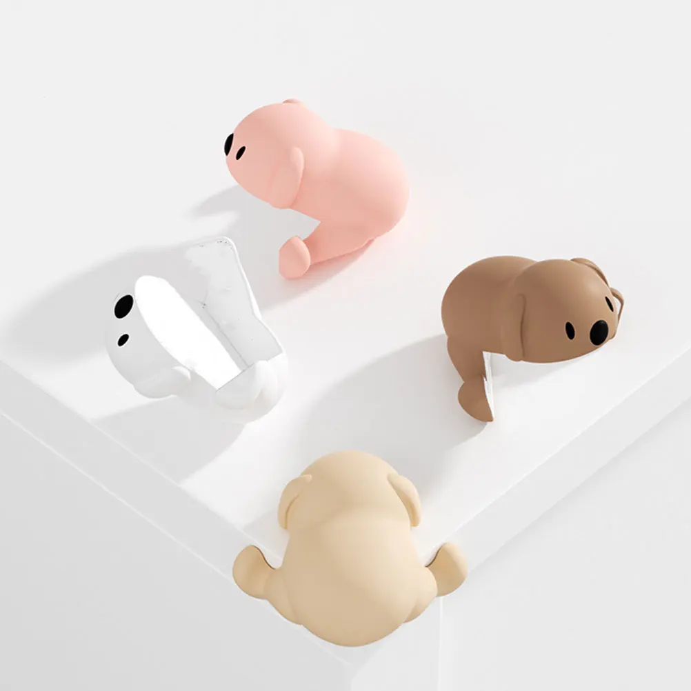 

8pcs Dog Cartoon Silicone Corner Protectors Kids Safety Baby Proofing Furniture Guards Table Bumpers Child Home Decor