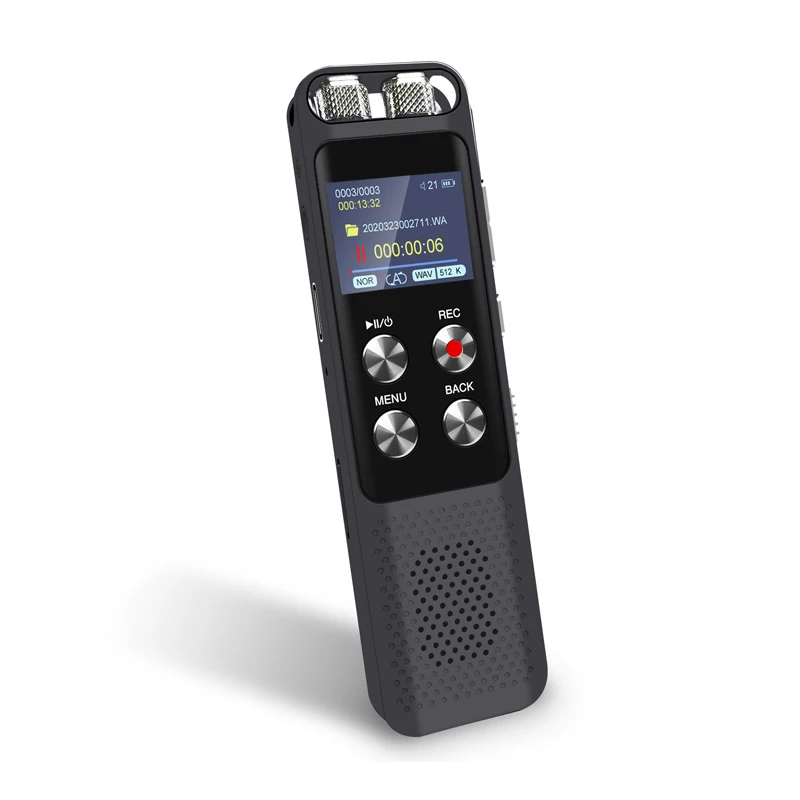 Professional MP3 - compatible Voice Recorder: HD Noise Reduction, Ideal for Classroom & Conference