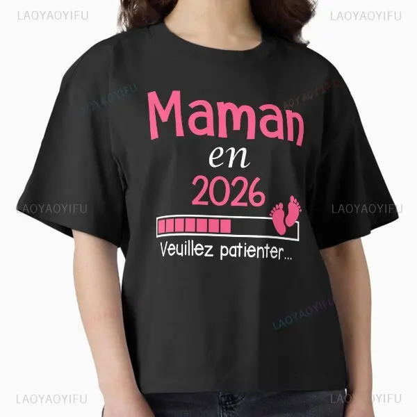 2026 Future Maman Essential T Shirt Unisex Casual Top For New Mom Announcement Pregnancy Reveal Gifts