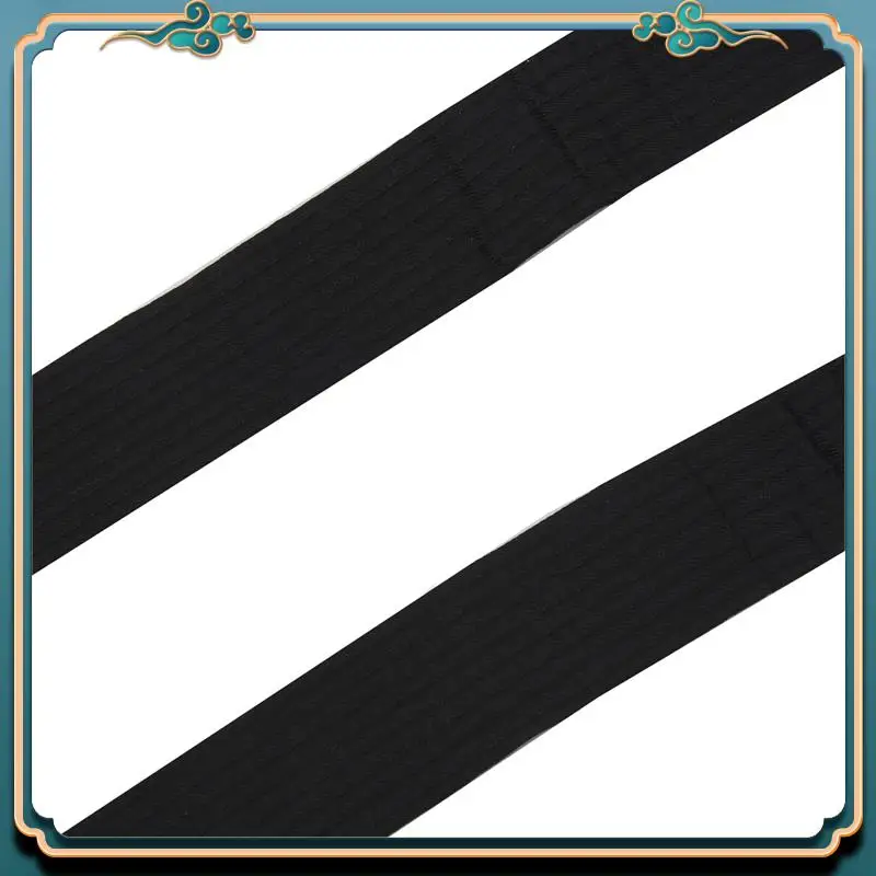 Latest 3X Martial Arts Karate Taekwondo Chain Soft Belt Black