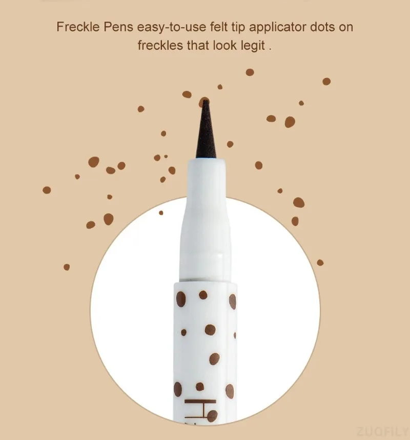 1PC Gesicht Gefälschte Sommersprossen Stift Natürliche Wasserdichte Lebensechte Gefälschte Sommersprossen Stift für Langlebig Look Dot Spot Stift Makep werkzeug Kosmetik – Detail 2