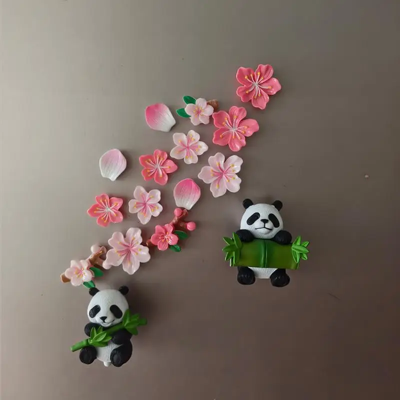 New 8/16Pcs Magnetic Cherry Blossom Fridge Magnet Cute Flower Magnetic Decor For Home