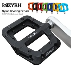 MZYRH Bicycle Pedal Anti-slip Ultralight Nylon MTB Mountain Bike Pedal Sealed Bearings Pedals Bicycle Accessories Parts