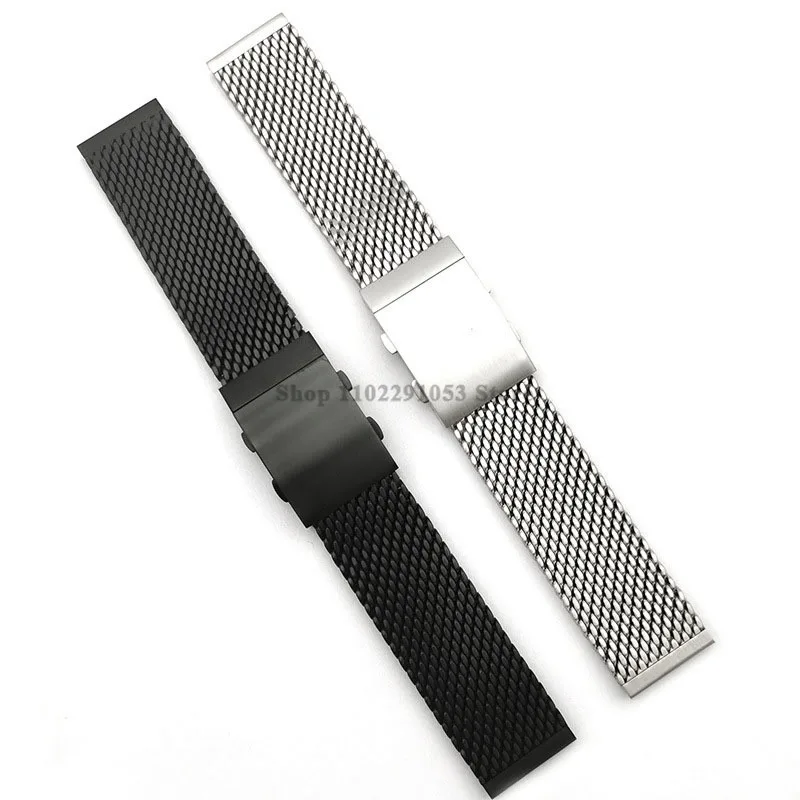 316L Stainless Steel Watch Strap 22mm for Seiko for Omega Wrist Band Sport Quick Release Bracelet Men Women Dive Watch Buckle