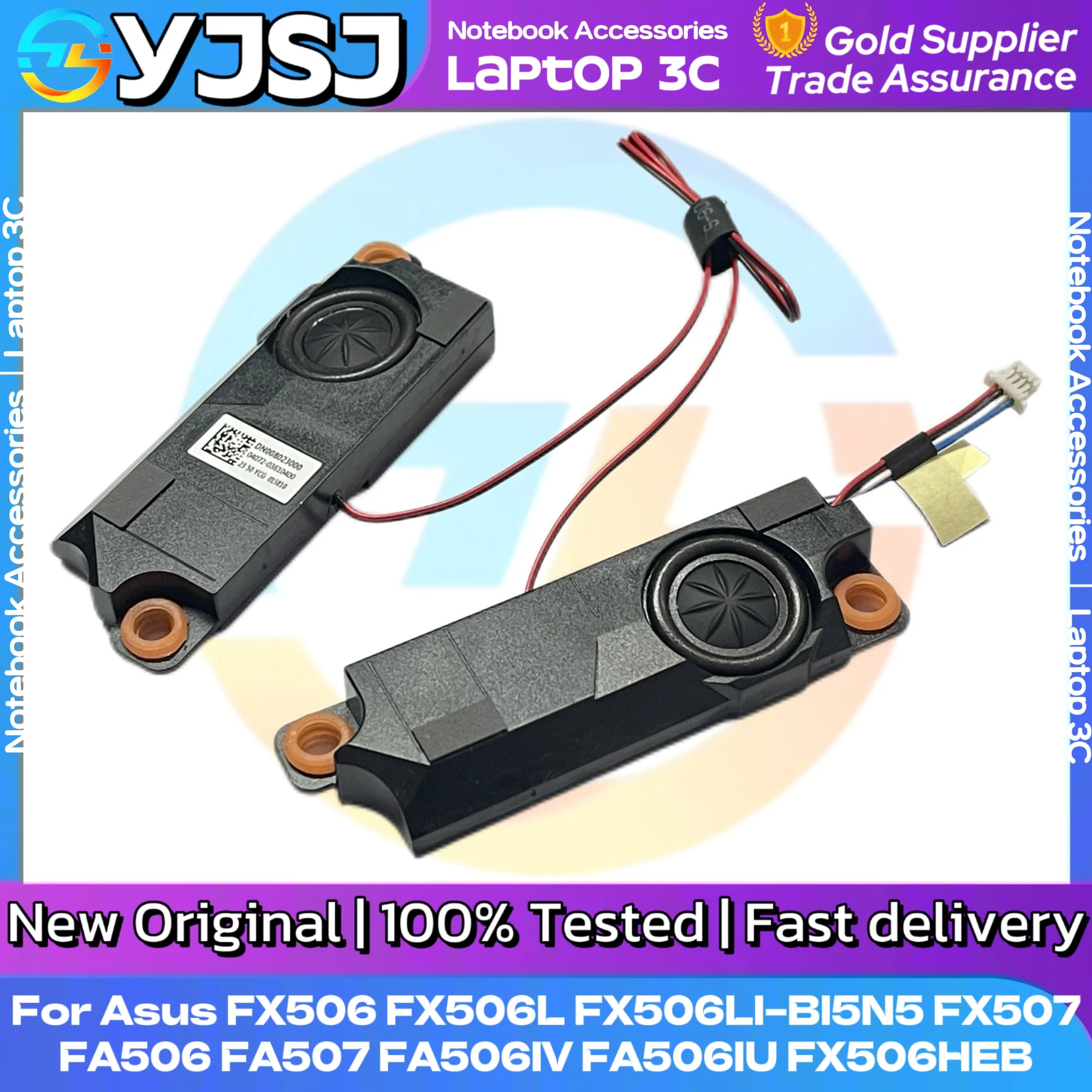 New Original Laptop Notebook Speaker for Asus FX506 FX506HEB FX506HM FX506HE FX506HC  PK23000X7Y0 built-in speaker horn audio