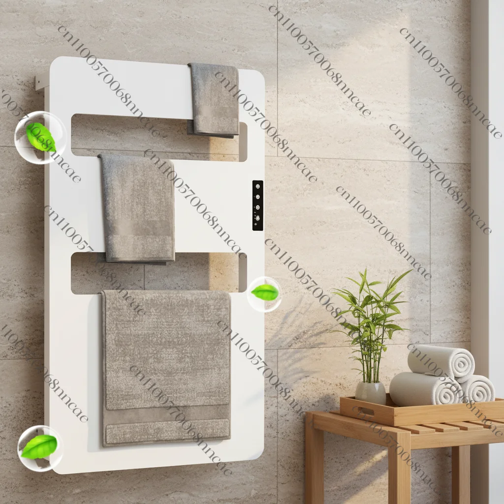 

Quick-Dry Towel Rack with WiFi Control - Inhibits Bacteria, Keeps Towels Dry