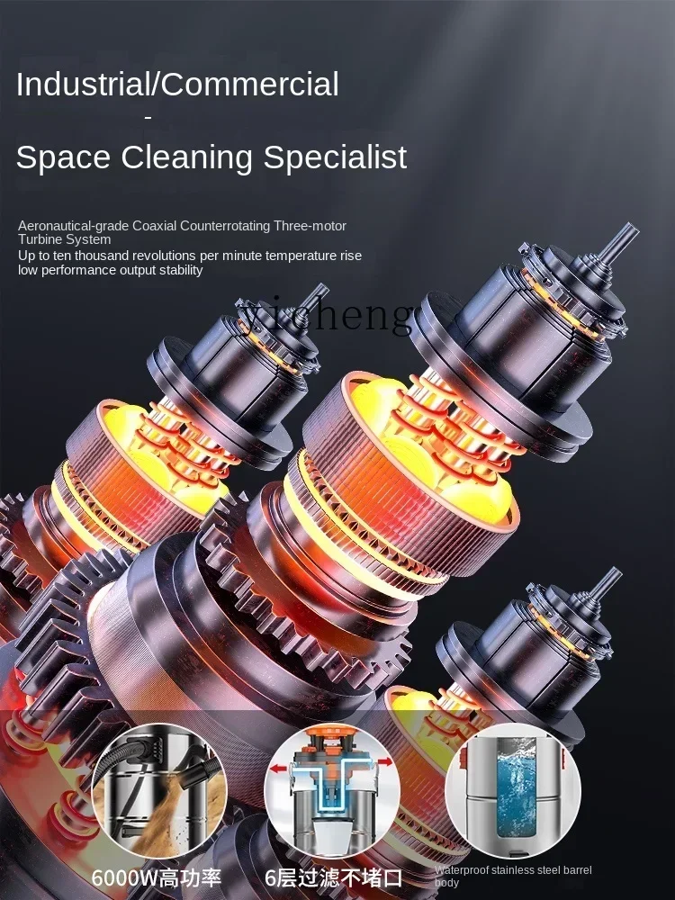 

JXL6.3 Industrial vacuum cleaner High suction and strong commercial factory workshop vacuum cleaner
