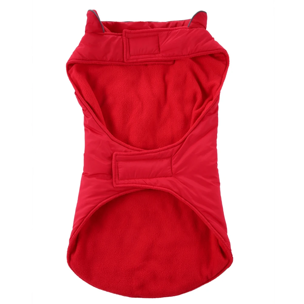 

Pet Reflective Dog Jacket Red Coat Durable Long Lasting Outdoor Walking Cool Design Comfortable Texture Easy To Wear Small Dogs