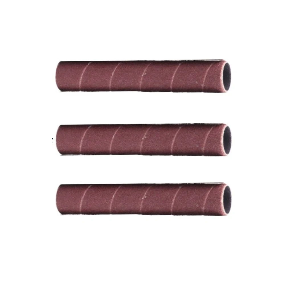 3Pcs Sanding Drum Sleeves Sandpaper 4.5inch 80/150/240 Grit Vibrating Spindle For Sander Sleeve Polishing Tools Accessories