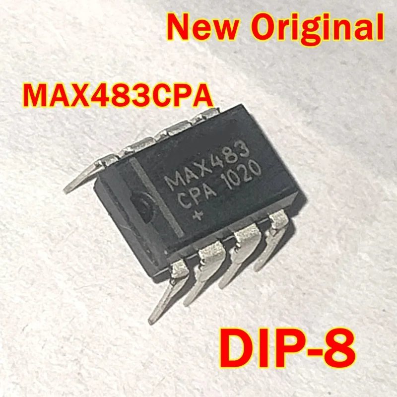

1pcs to 100pcs MAX483CPA DIP-8 New Original Low-Power, Slew-Rate-Limited RS-485/RS-422 Transceivers
