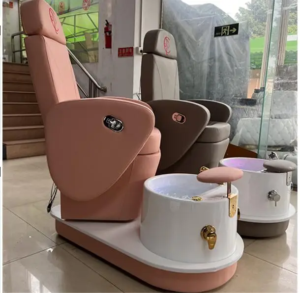 Feet, eyelashes, nails, hand care, sofa, water surfing, electric massage chair, nail lounge chair with flash