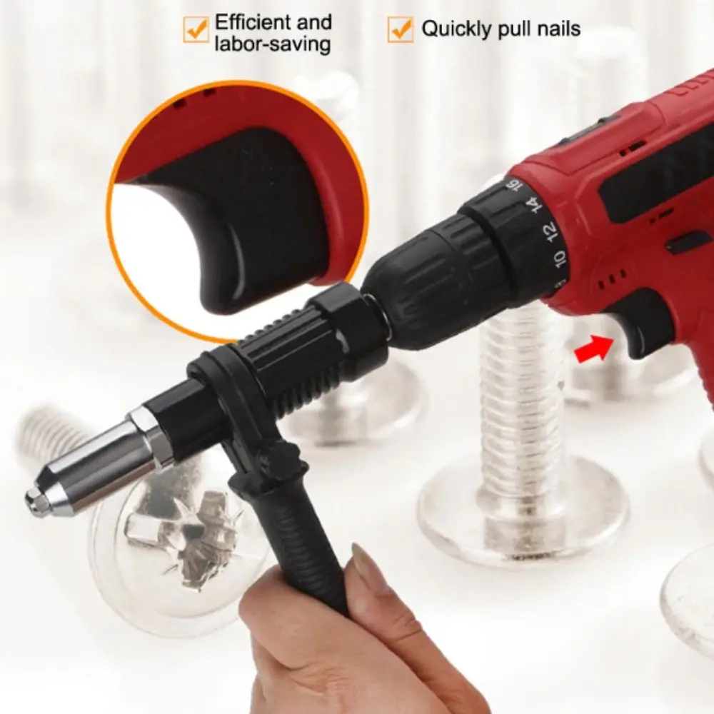 Professional Grade Electric Rivet Nut Electric Powered Cordless Design Riveting Machine Drill Adapter Insert Nut Tool