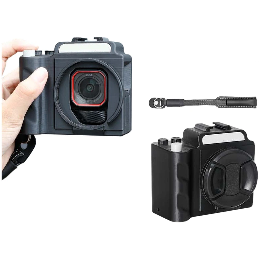 For Insta360Ace Pro 2 Modified Camera Handle ABS Grip Action Camera Modified Part Button Camera Handle Versatile Compatibility