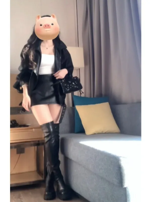 レトロハイファッション ブラレザー ジャケット オーバーサイズ キュート ワークウェア スリムコート 秋 2026 レディース プレミアムクオリティコート ジッパーC...