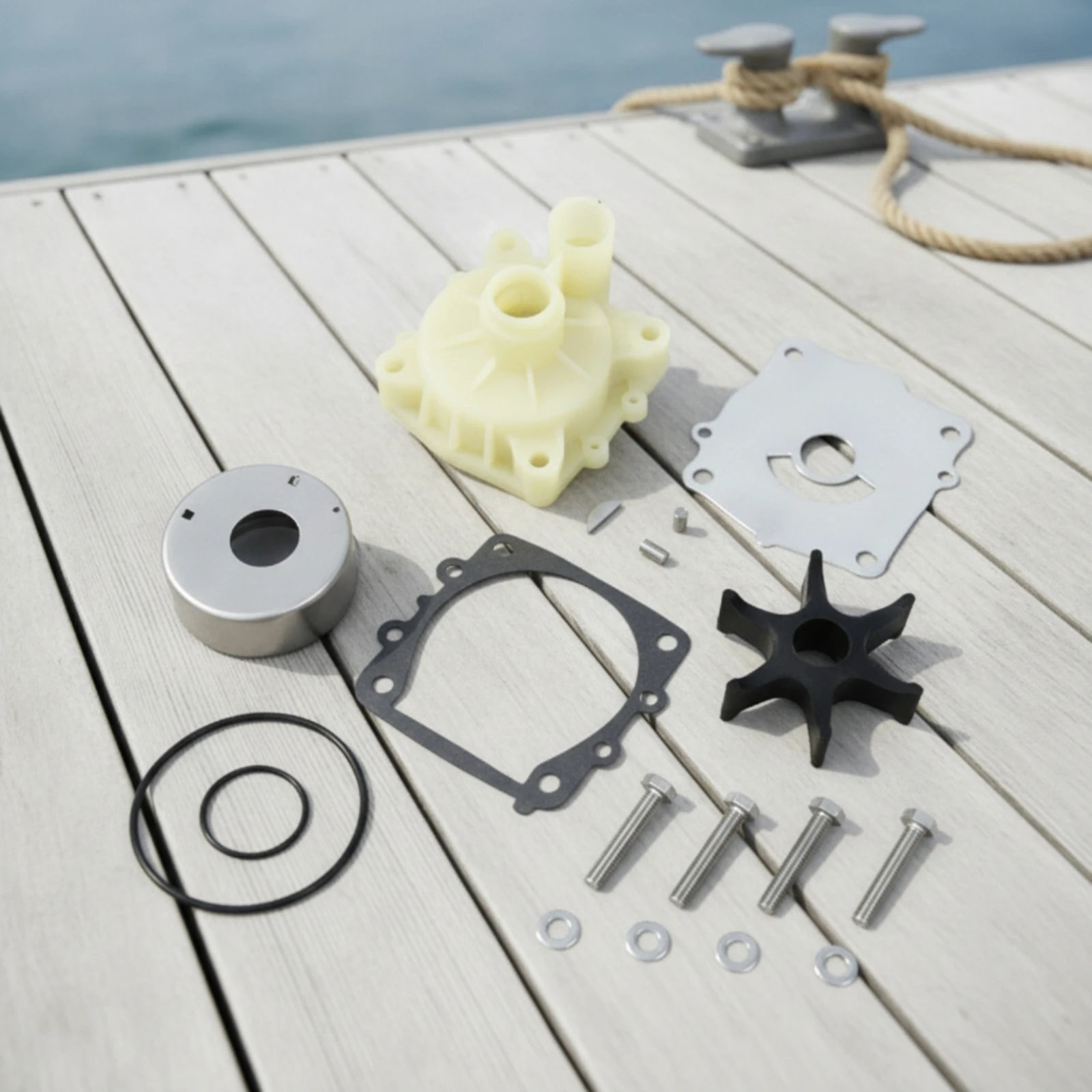 Cooling Pump Repair Kit with Housing OEM Cooling Pump Repair Kit Marine Smooth for Boat Owners