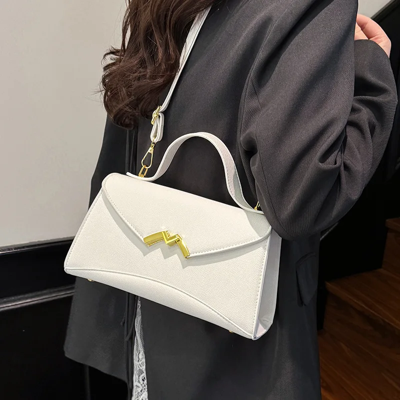 

2025 Luxury Designer Handbag for Women - Minimalist Top-Handle Purse with Adjustable Strap, Elegant Crossbody & Shoulder Bag