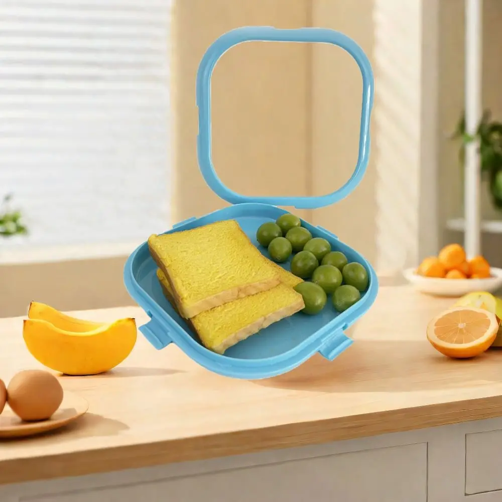

Square Silicon Storage Box Highly Elastic Sealed Lunch Box Moisture-proof Large Capacity Food Storage Container for Home