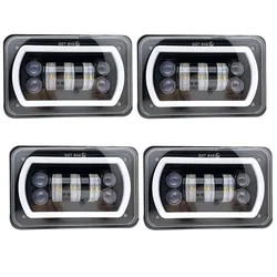 4PCS 4x6 pollici 30w fari a LED con DRL per Peterbil Kenworth Freightinger Ford Probe Chevrolet Oldsmobile Cutlass.