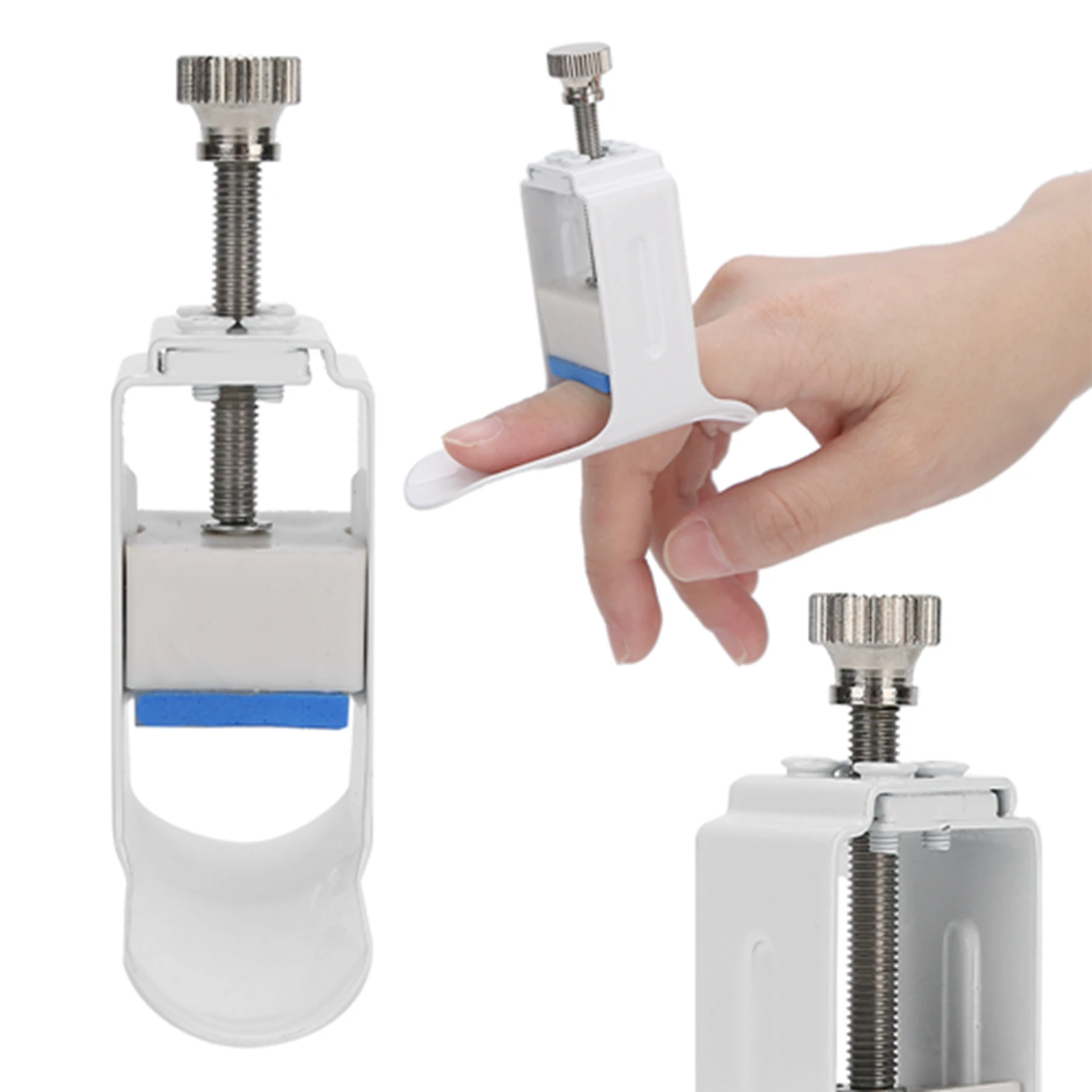 

Выпрямитель для пальцев, поддержка травм рук, суставов, бандаж, машина для реабилитации пальцев, белый выпрямитель для пальцев среднего размера