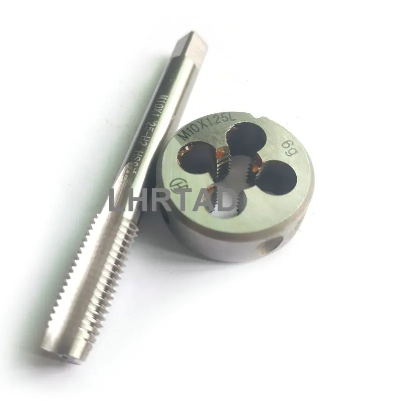 Left Hand Metric Fine Screw Thread plug taps dies set M6 M7 M8 M9 M10 HSS Hand Tap Round Die M6x0.75 M7x1 M8x1.0 M9x1.25 M10x1.0