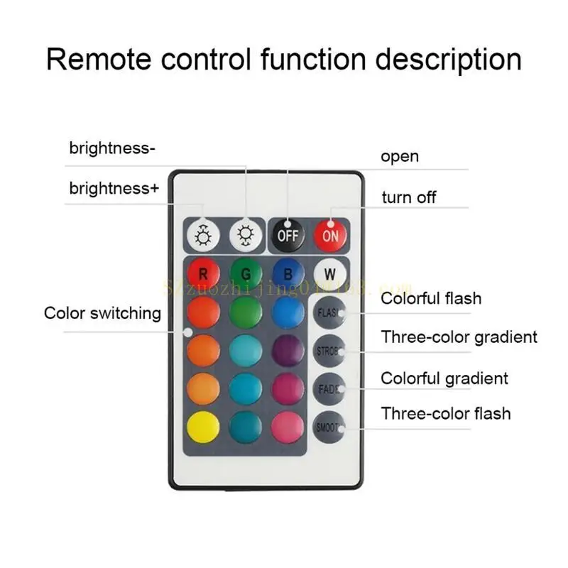 6 colori LED LAMP SCHED CONTROLLO REMOTE CONTROLLO 3D Parte ricarica Scheda Light Light Sale