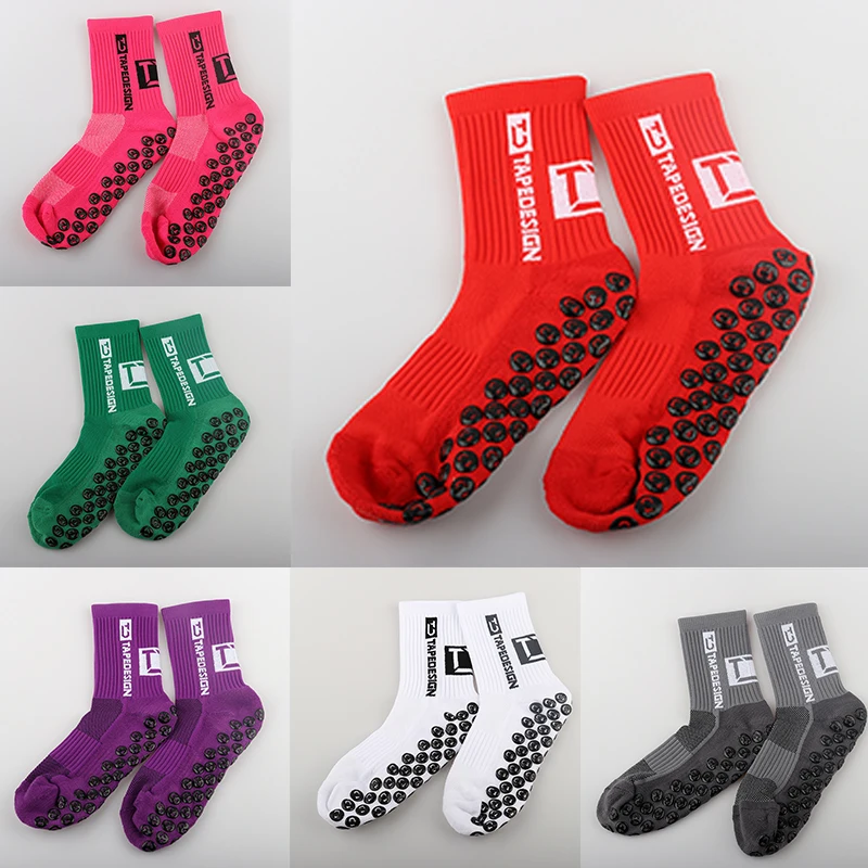 New Anti Slip Football Socks Breathable Men Sports Soccer Socks Cycling Women Men