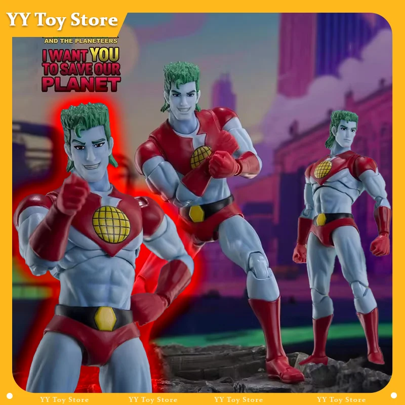 

GREATTOYS GT DSM Earth Superman Anime Action Figure Model Toys 1/12 Captain Planet Action Statue Collection Ornament Toy Gifts