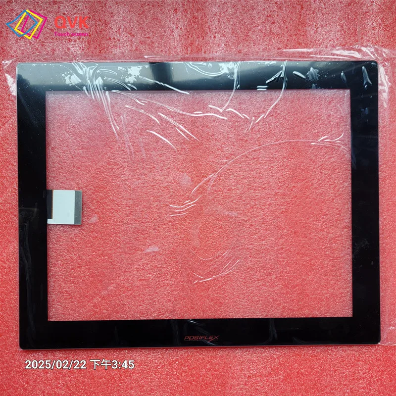 

Black 15Inch P/N F-150148-V3 Capacitive touch screen digitizer sensor external glass panel For POSIFLEX OR ZONAL