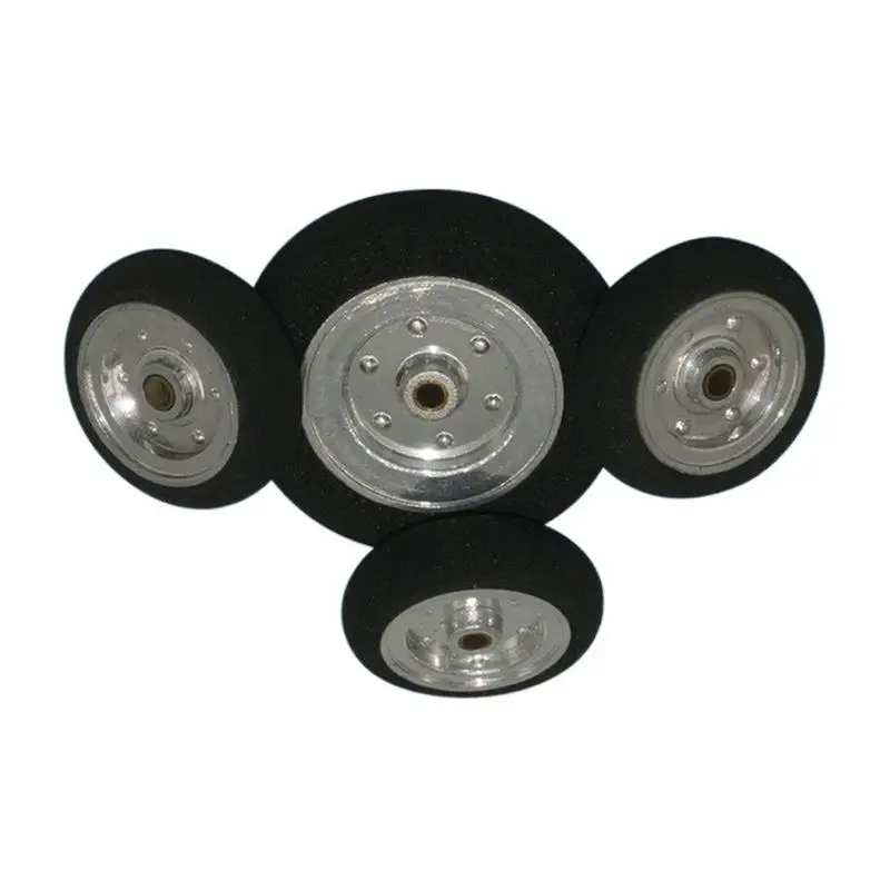 Train d'atterrissage galvanoplastie, roues Super légères D30-58mm pour avion RC, jouets de remplacement, accessoire d'avion, 2 pièces