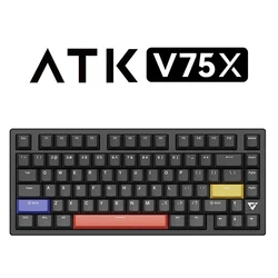 ATK VXE V75X Mechanical Keyboard 3 Mode Wireless Bluetooth Game Keyboard RGB Hot Swap Gasket Custom Game Keyboard