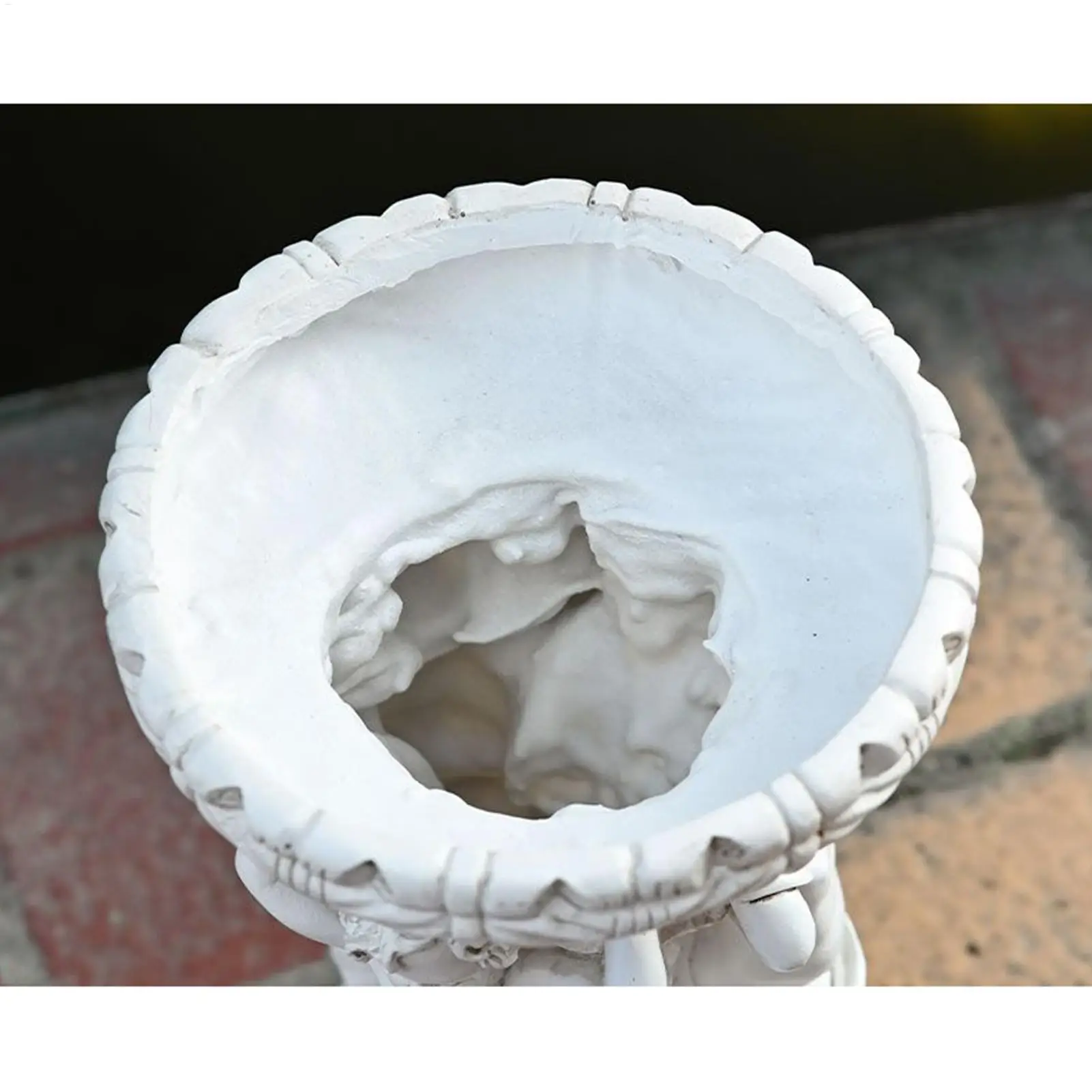 

Flower Pot Angel Statue Resin Container Weatherproof Vintage Decorative Flower Pots Outdoor For Outdoor Yard Patio Garden Porch