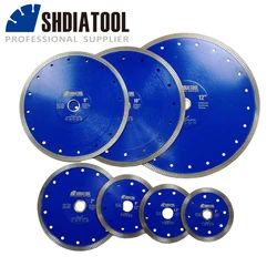 SHDIATOOL 1pc Dia85/105/115/125/175/200/230/250/300mm Diamond Cutting Disc X Mesh Turbo Saw Blade Cut Tile Marble Granite Stone