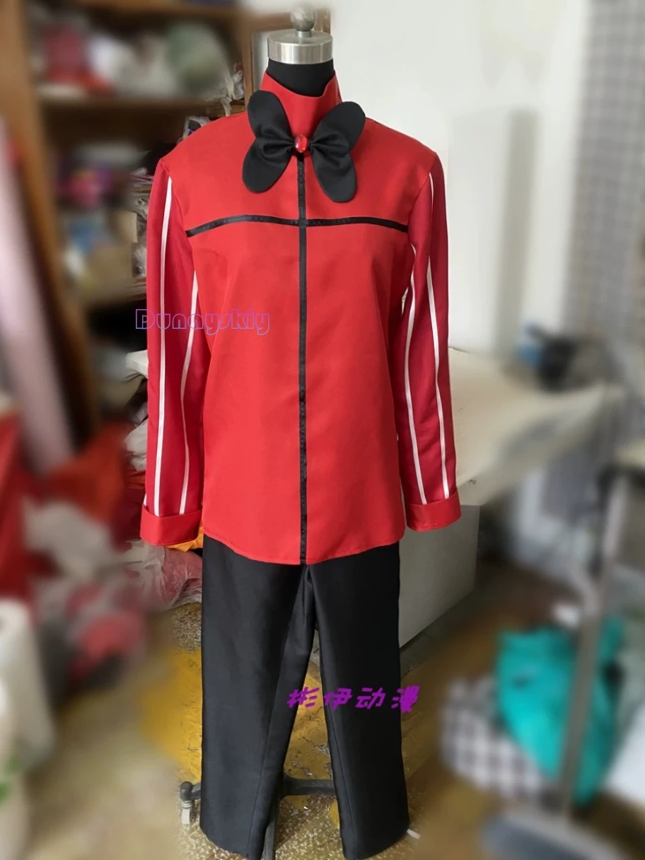 Anime Hazbin Cosplay Hotel ALASTOR Uniform Costume Uniform Suit Outfit Halloween Carnival Costume For Adult Hazbin Cos Hotel