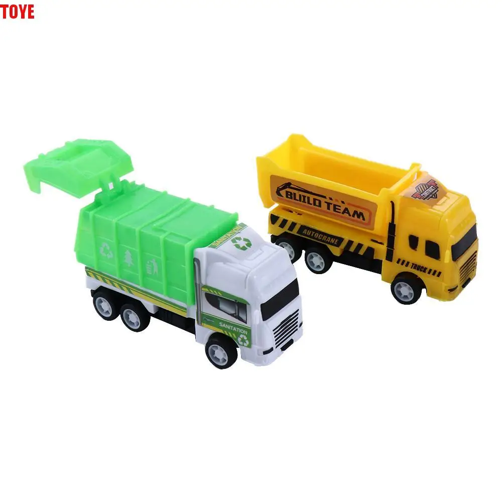 

Vehicles Carrier Gift One-Push Active & Go City Sanitation Toy Vehicle Car Friction Powered Car Toys Engineering Vehicle Toys