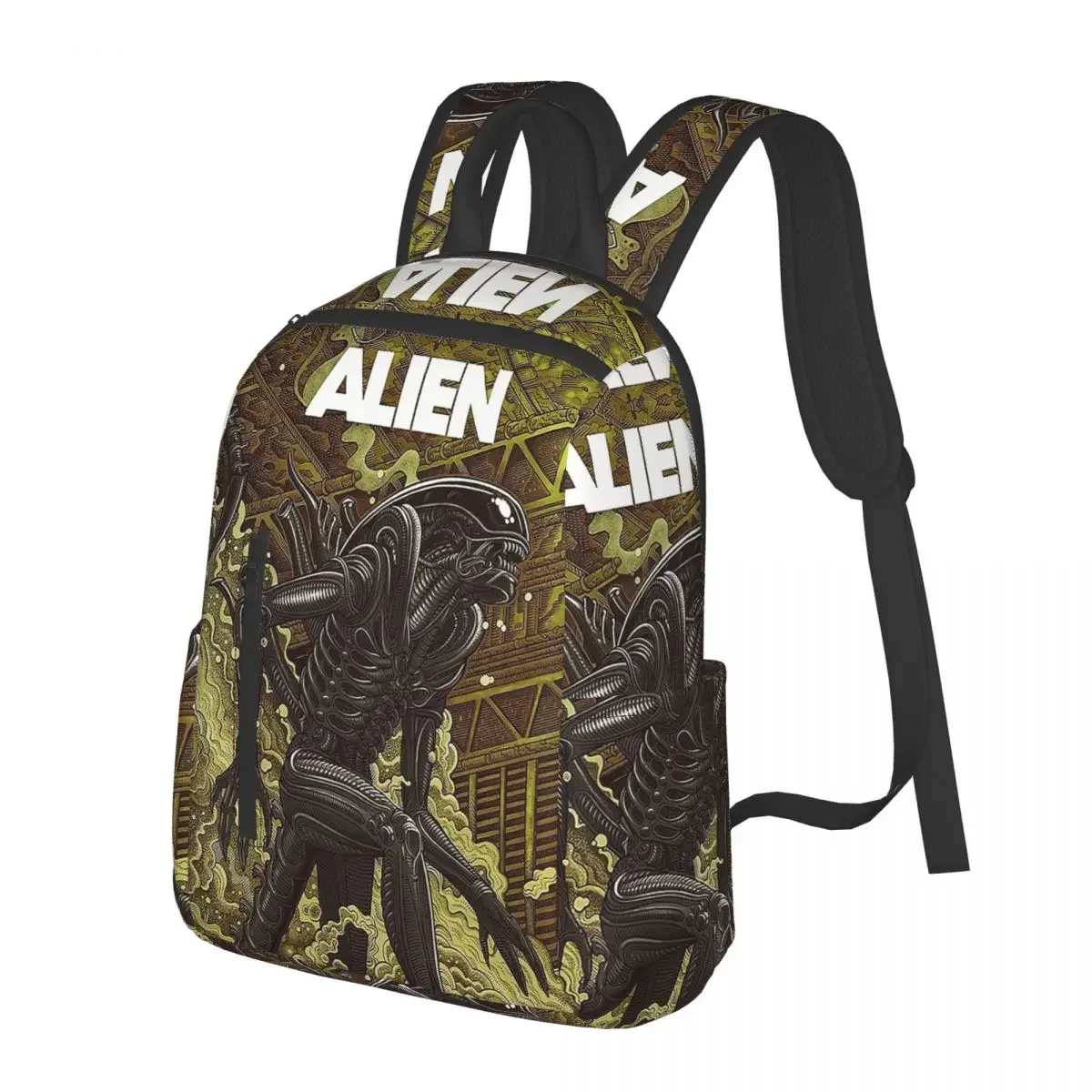 

Movie Alien Student Backpack School Bag Hiking Travel Daypack for Boys Girls Fashion Bookbag Shoulder Bags